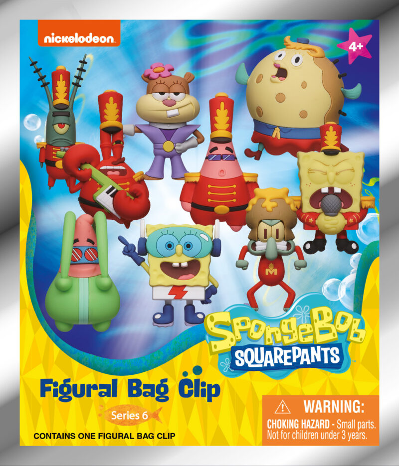 Nickelodeon 3D Foam Bag Clip, Series 6