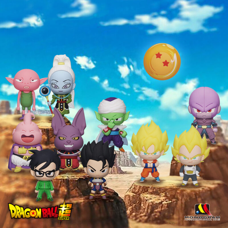 Dragon Ball Super 3D Foam Bag Clip, Series 3