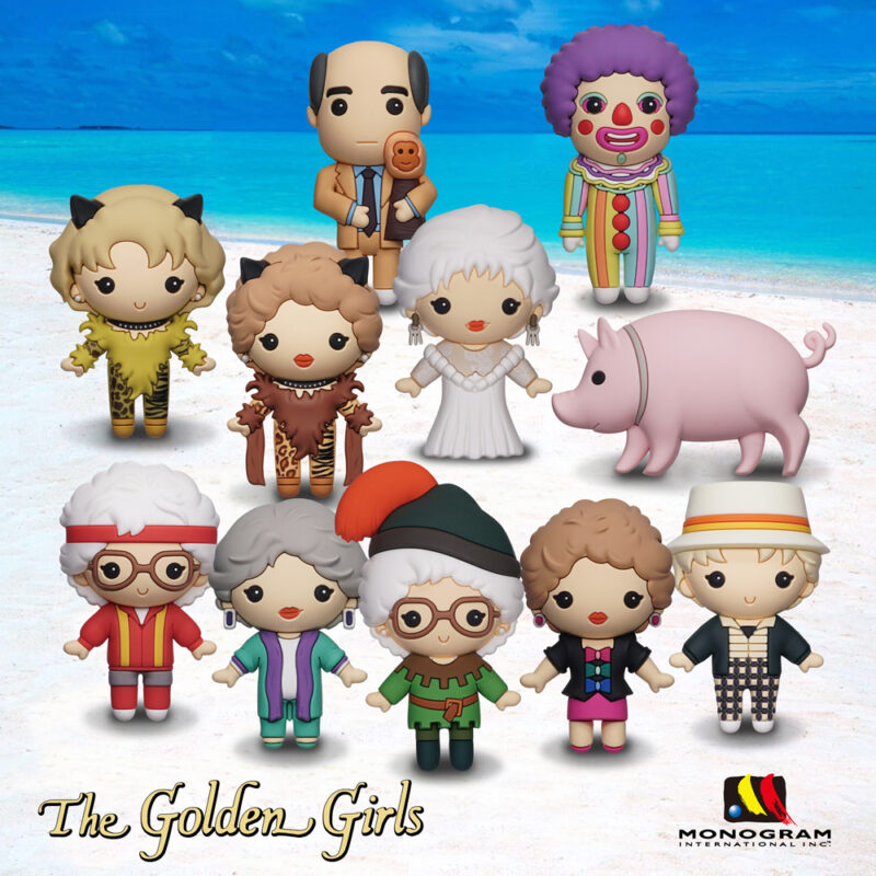 Golden Girls 3D Foam Bag Clip, Series 5