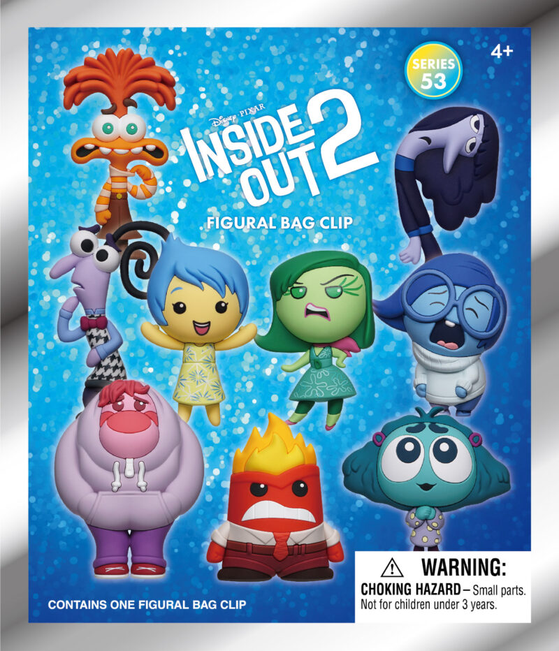 Inside Out 2 3D Foam Bag Clip