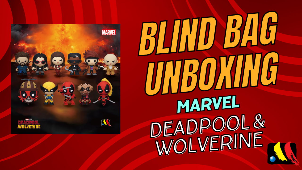 Marvel Deadpool & Wolverine 3D Foam bag Clips