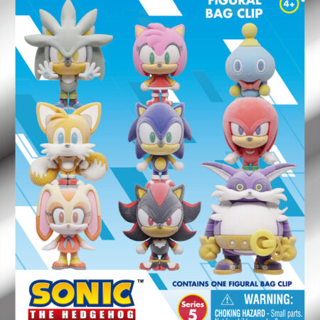 Sonic 3D Foam Bag Clip, Series 5