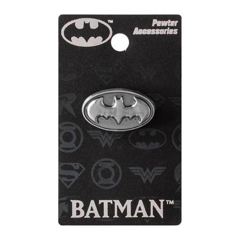 Batman Logo Pewter Lapel Pin - Monogram International Inc.