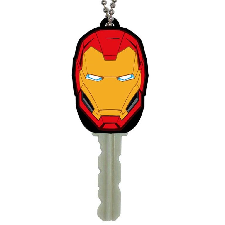 Iron Man Classic Soft Touch PVC Key Holder - Monogram International Inc.