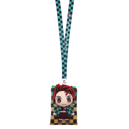 Demon Slayer Tanjiro Deluxe Lanyard with Pouch Card Holder