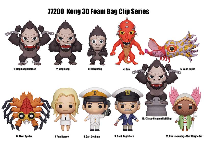 Kong 3D Foam Bag Clip Series - Monogram International Inc.