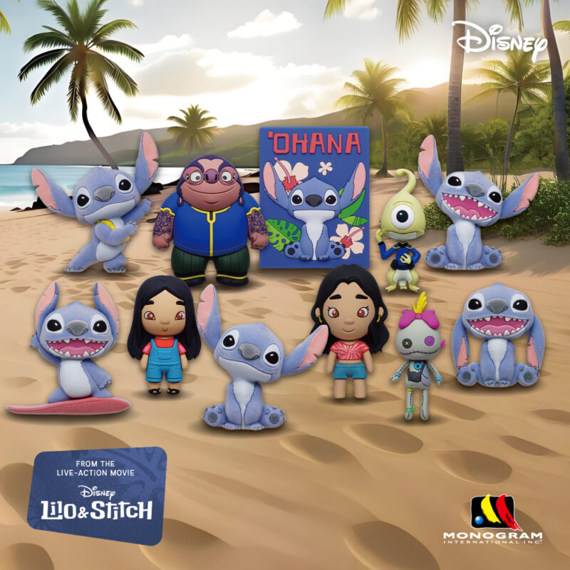 Lilo & Stitch Movie 3D Foam Bag Clip, Series 63