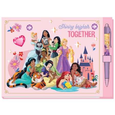 Princess Deluxe Autograph Book with Pen