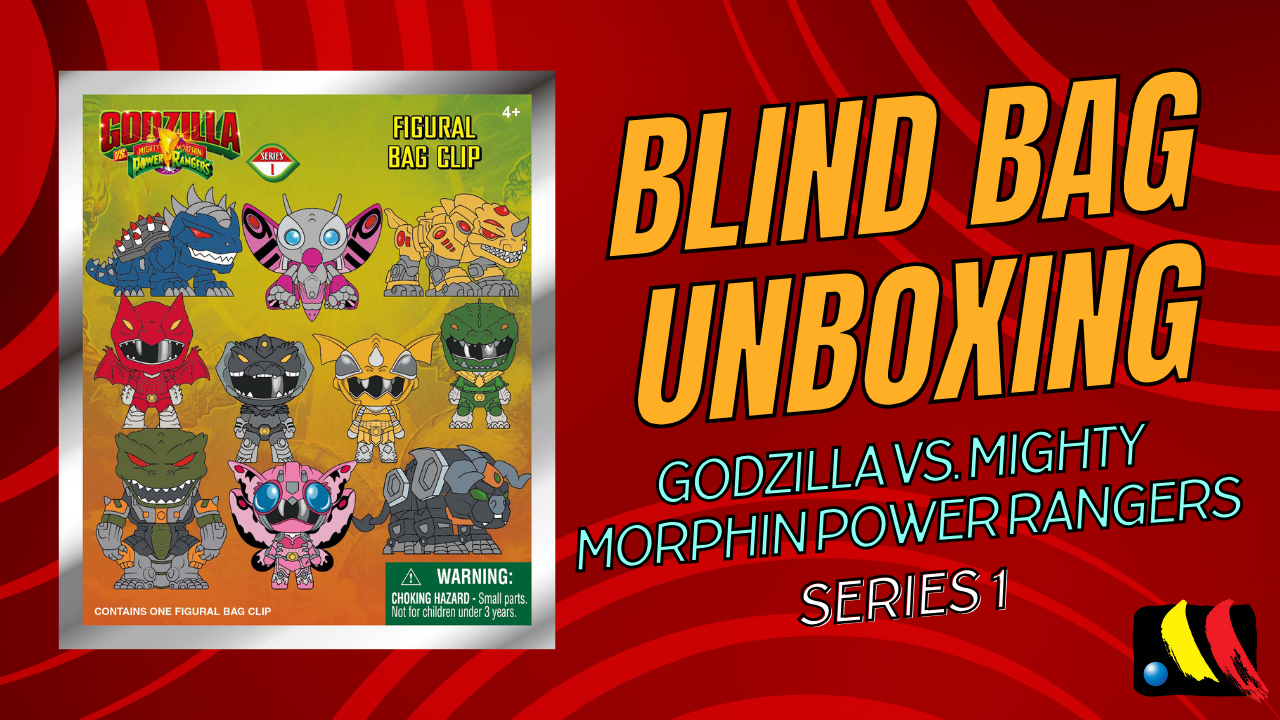 Godzilla vs. Mighty Morphin Power Rangers 3D Foam Bag Clip