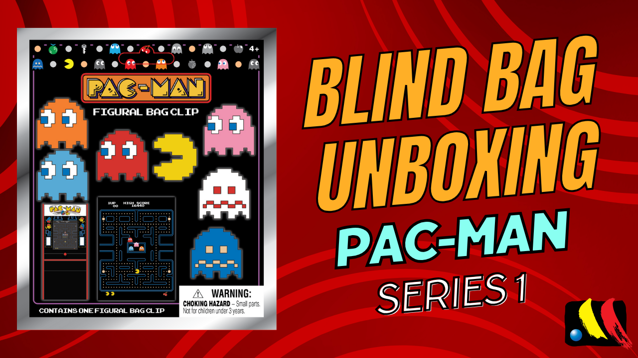 Pac-Man 3D Foam Bag Clips - Blind Unboxing - Monogram International