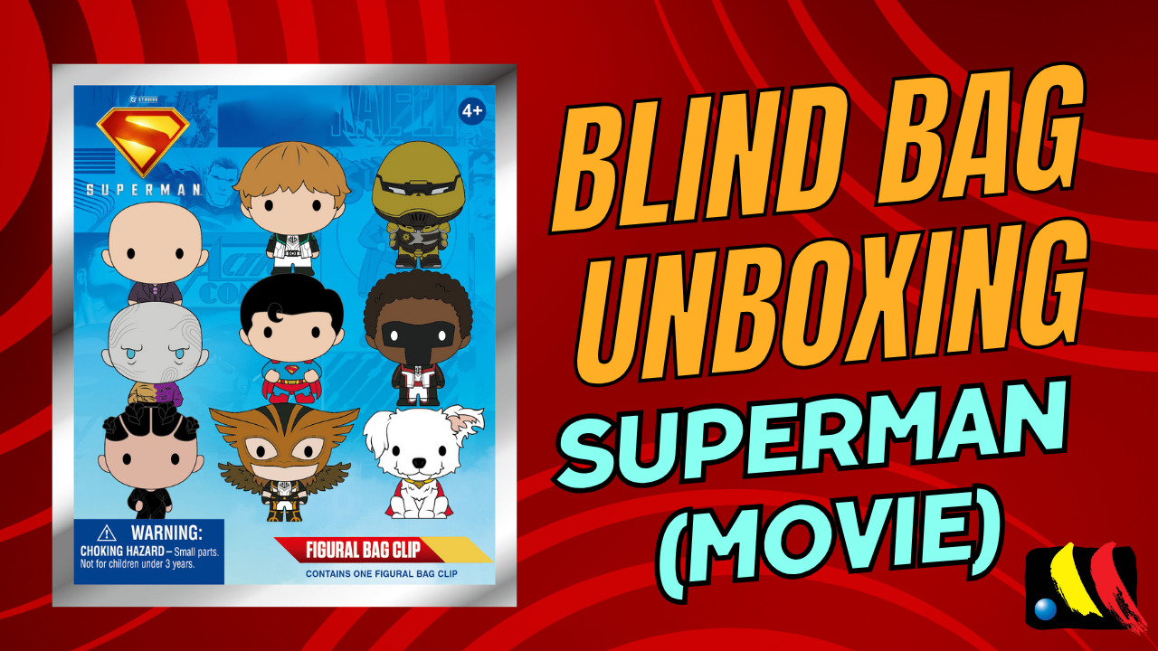Superman (Movie) 3D Foam Bag Clips - Blind Unboxing - Monogram International