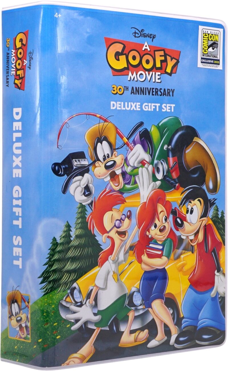 Monogram SDCC 2025 A Goofy Movie Deluxe Gift Set – VHS Box, Bag Clip, Pin, PRESALE