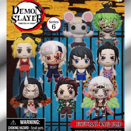 Demon Slayer (Season 2) 3D Foam Bag Clip, Series 6