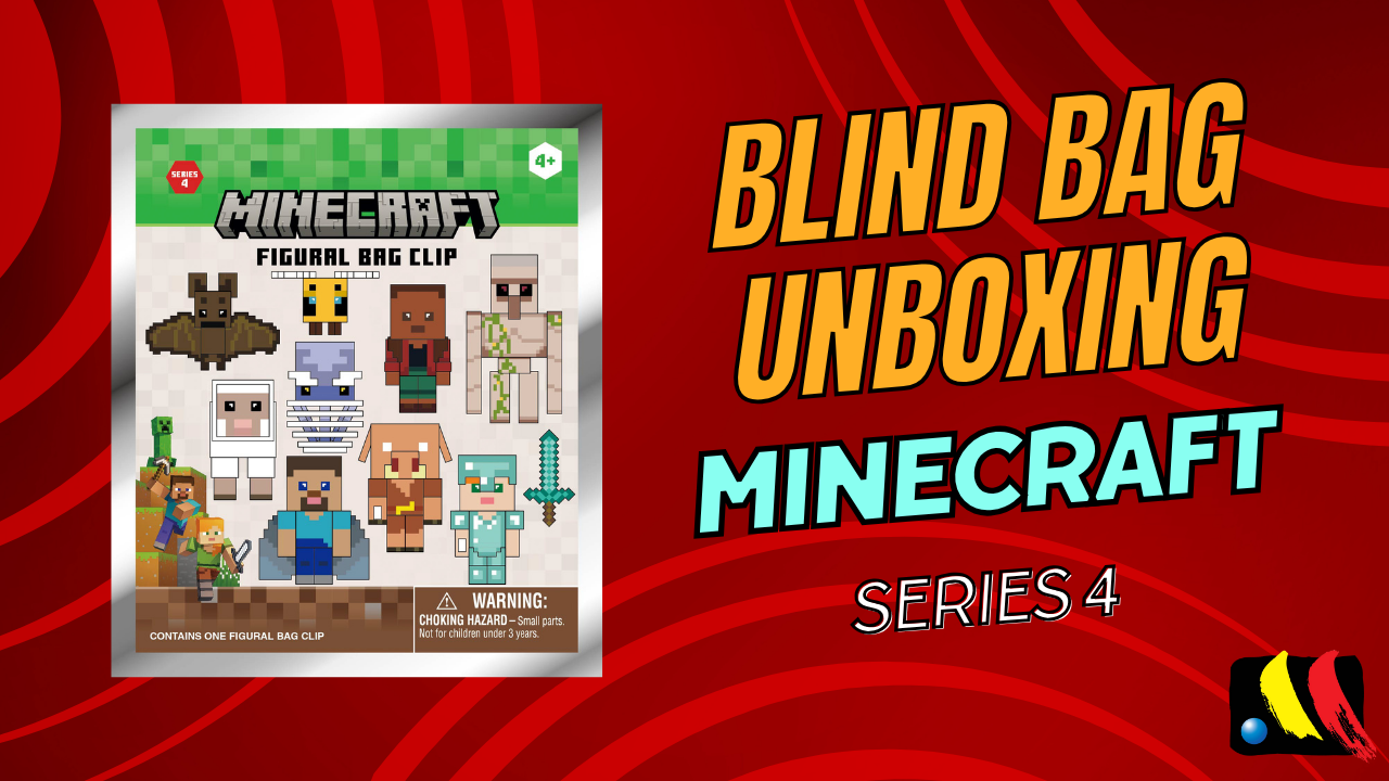 Minecraft Bag Clip Blind Bag Series 4 - Full Unboxing