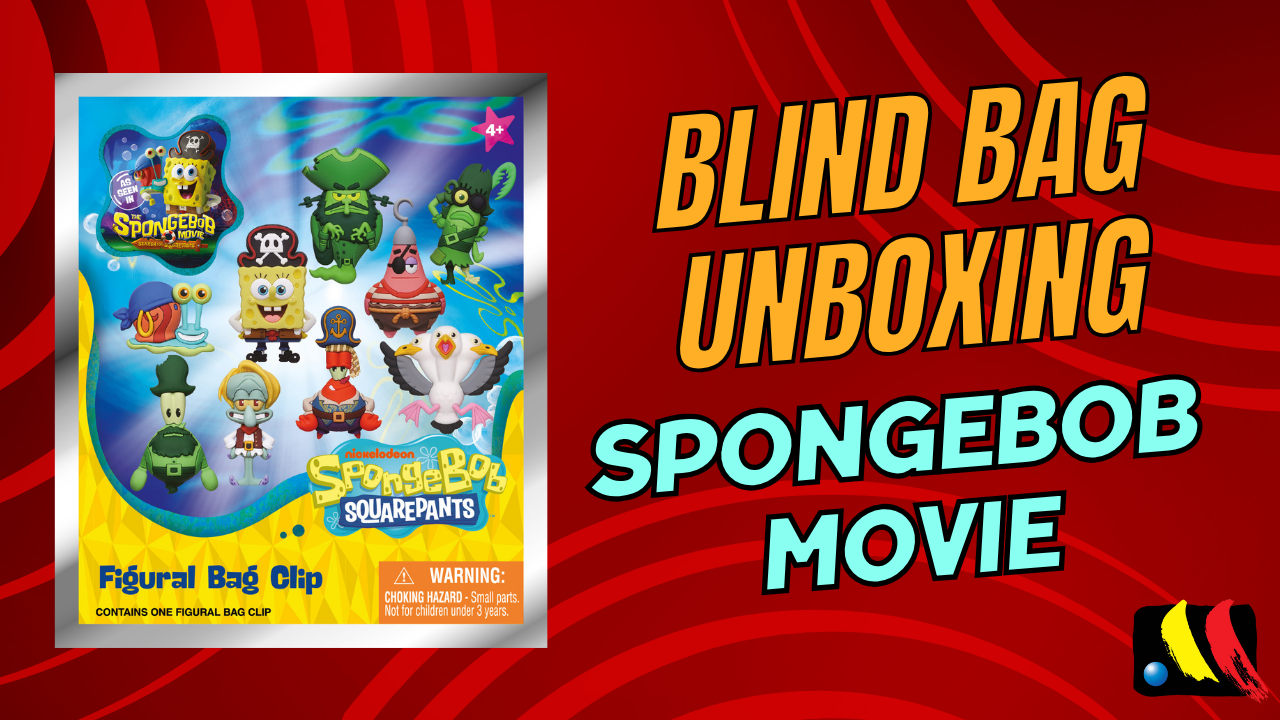 SpongeBob Movie Bag Clip Blind Bag - Full Unboxing