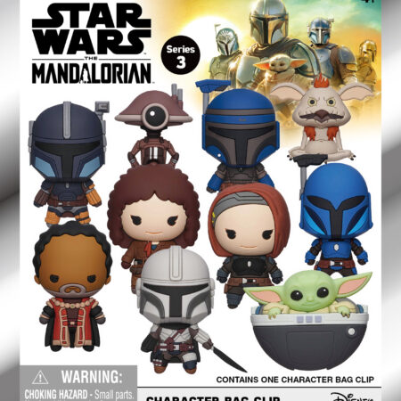 Star Wars Mandalorian 3D Foam Bag Clip, Series 3