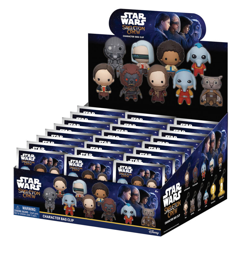 Star Wars Skeleton Crew 3D Foam Bag Clip - Monogram International Inc.