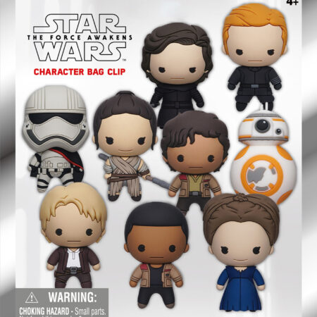 Star Wars The Force Awakens 3D Foam Bag Clip