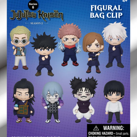 Jujutsu Kaisen 3D Foam Bag Clip, Series 6