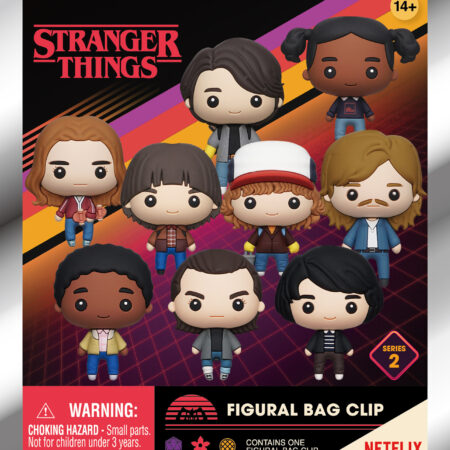 Stranger Things 3D Foam Bag Clip, Series 2