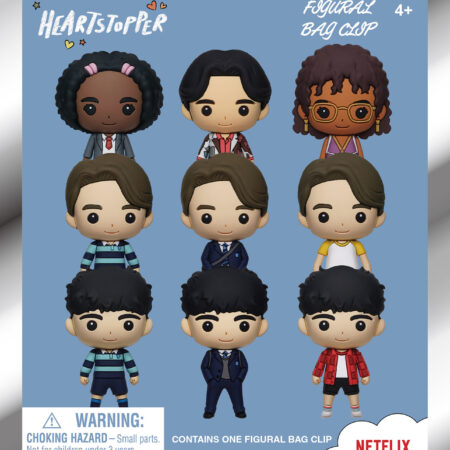 Heartstopper 3D Foam Bag Clip