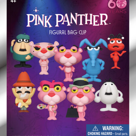Pink Panther 3D Foam Bag Clip, Series 1