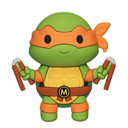 TMNT 3D Foam Magnet - Michelangelo