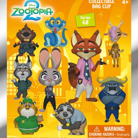 Zootopia 2 3D Foam Bag Clip, Series 68