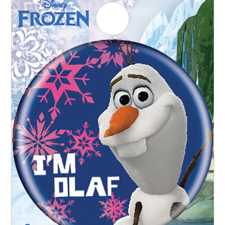 Single Button Pin - Frozen - Olaf Style B