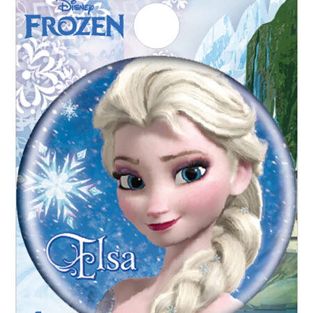 Single Button Pin - Frozen - Elsa