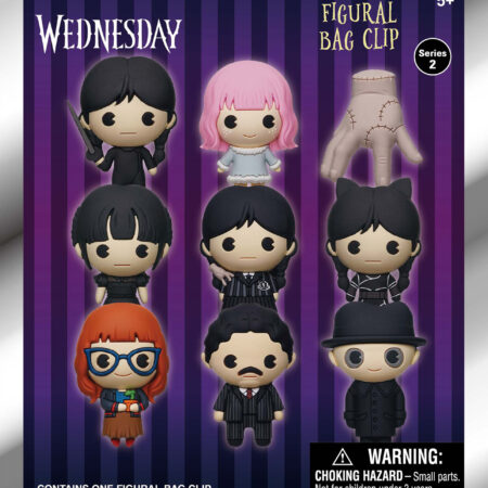 Wednesday 3D Foam Bag Clip, Series 2