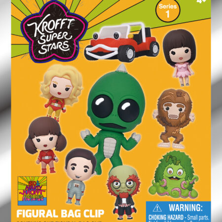 Krofft Superstars 3D Foam Bag Clip, Series 1
