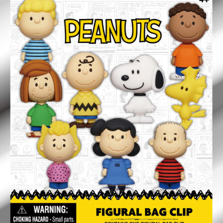 Peanuts 3D Foam Bag Clip