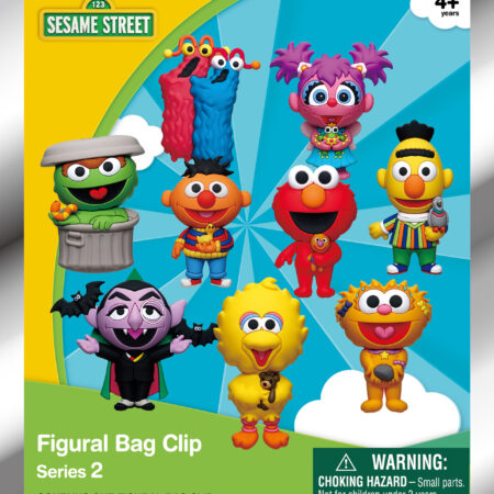 Sesame Street 3D Foam Bag Clip, Series 2