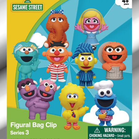 Sesame Street 3D Foam Bag Clip, Series 3