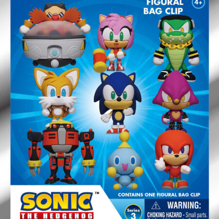 Sonic 3D Foam Bag Clip, Series 3