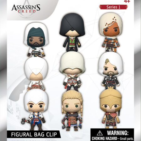 Assassin's Creed 3D Foam Bag Clip, Series 1
