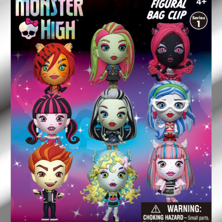 Monster High 3D Foam Bag Clip, Series 1