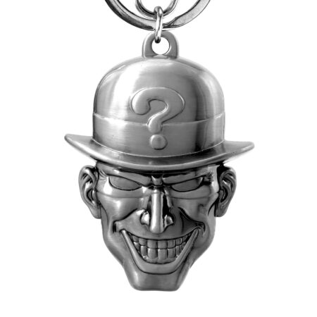 Riddler Head Pewter Keyring