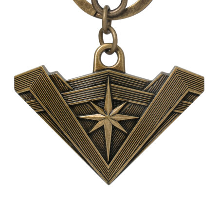 Wonder Woman Logo - Tiara  (M)  Brass Keyring