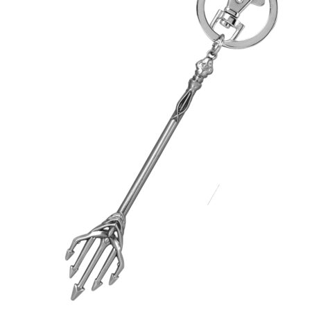 DC Justice League Aquaman Trident Pewter Keyring