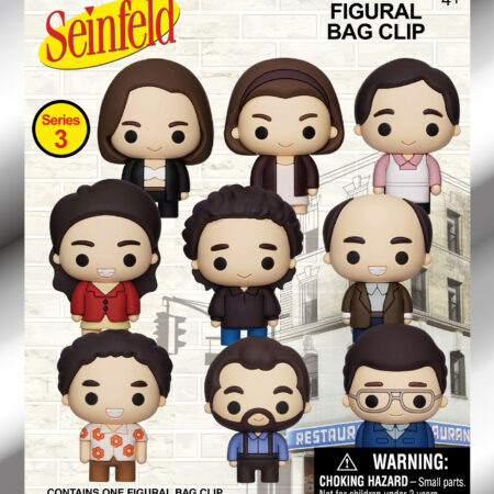 Seinfeld 3D Foam Bag Clip, Series 3