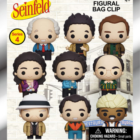 Seinfeld 3D Foam Bag Clip, Series 4