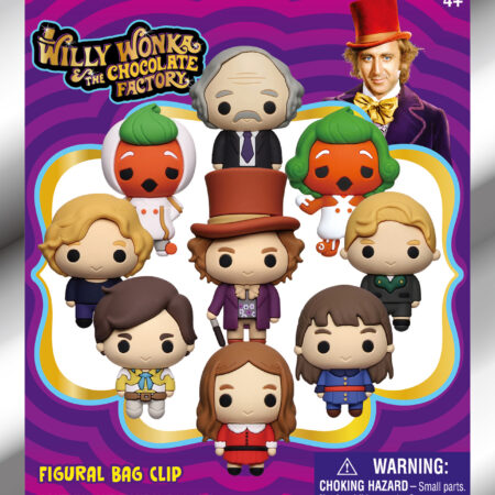 Willy Wonka 3D Foam Bag Clip