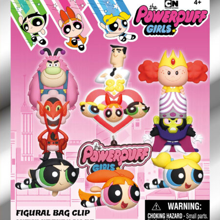 The Powerpuff Girls 3D Foam Bag Clip