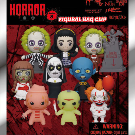 WB Horror 3D Foam Bag Clip, Series 8