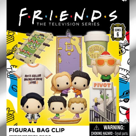 Friends 3D Foam Bag Clip, Series 6