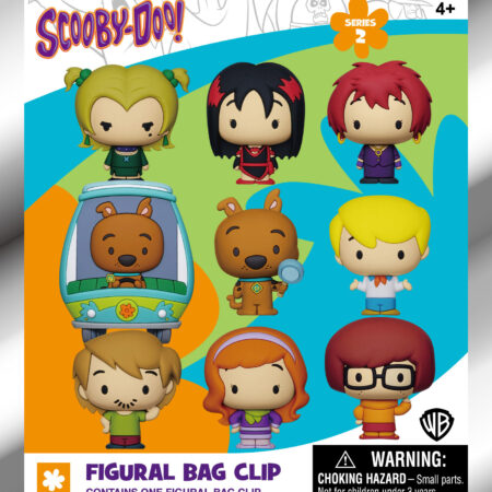 Scooby Doo 3D Foam Bag Clip, Series 2