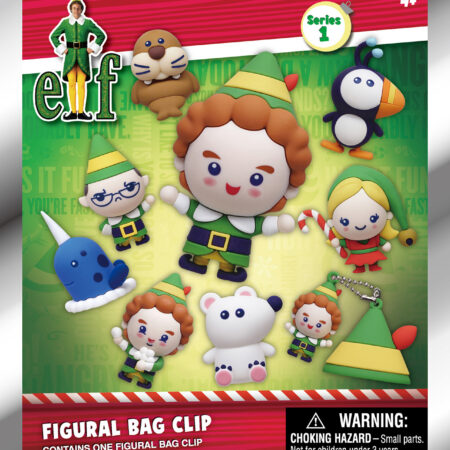 Elf 3D Foam Bag Clip, Series 1