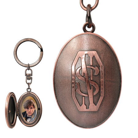 Fantastic Beasts Oval Picture Locket Pewter Keyring